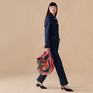 Bouquet Final scarf 90 - Blue | Hermès Mainland China